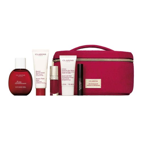 CLARINS-Coffret Les Iconiques - Eau Dynamisante + 5 Produits